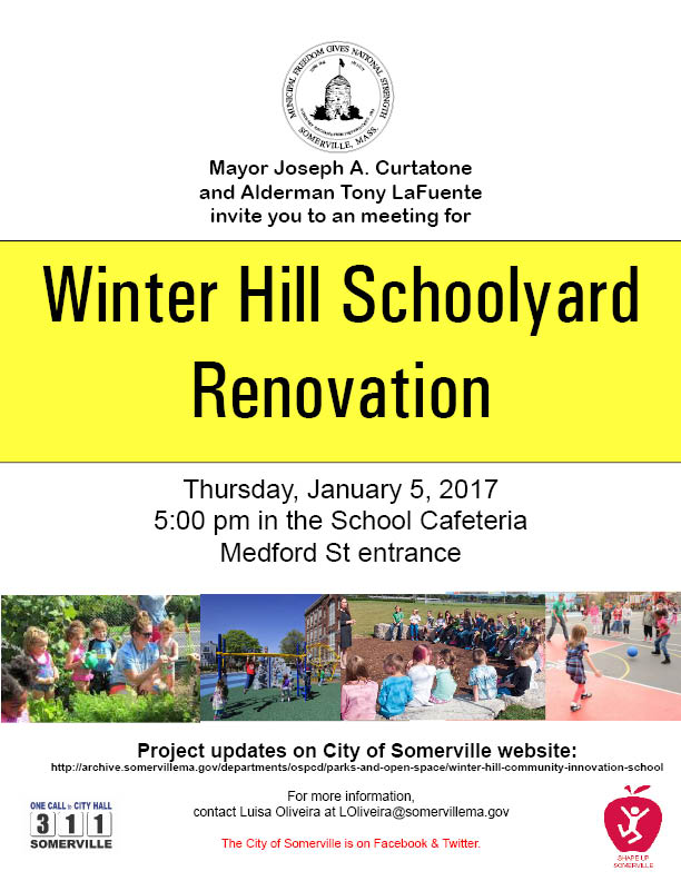 Winter Hill Schoolyard Meeting