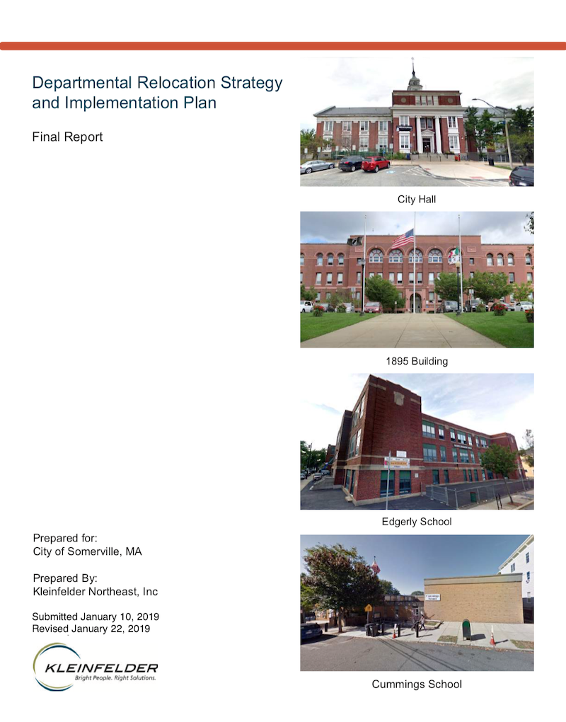 Departmental Relocation Strategy and Implementation Plan Report