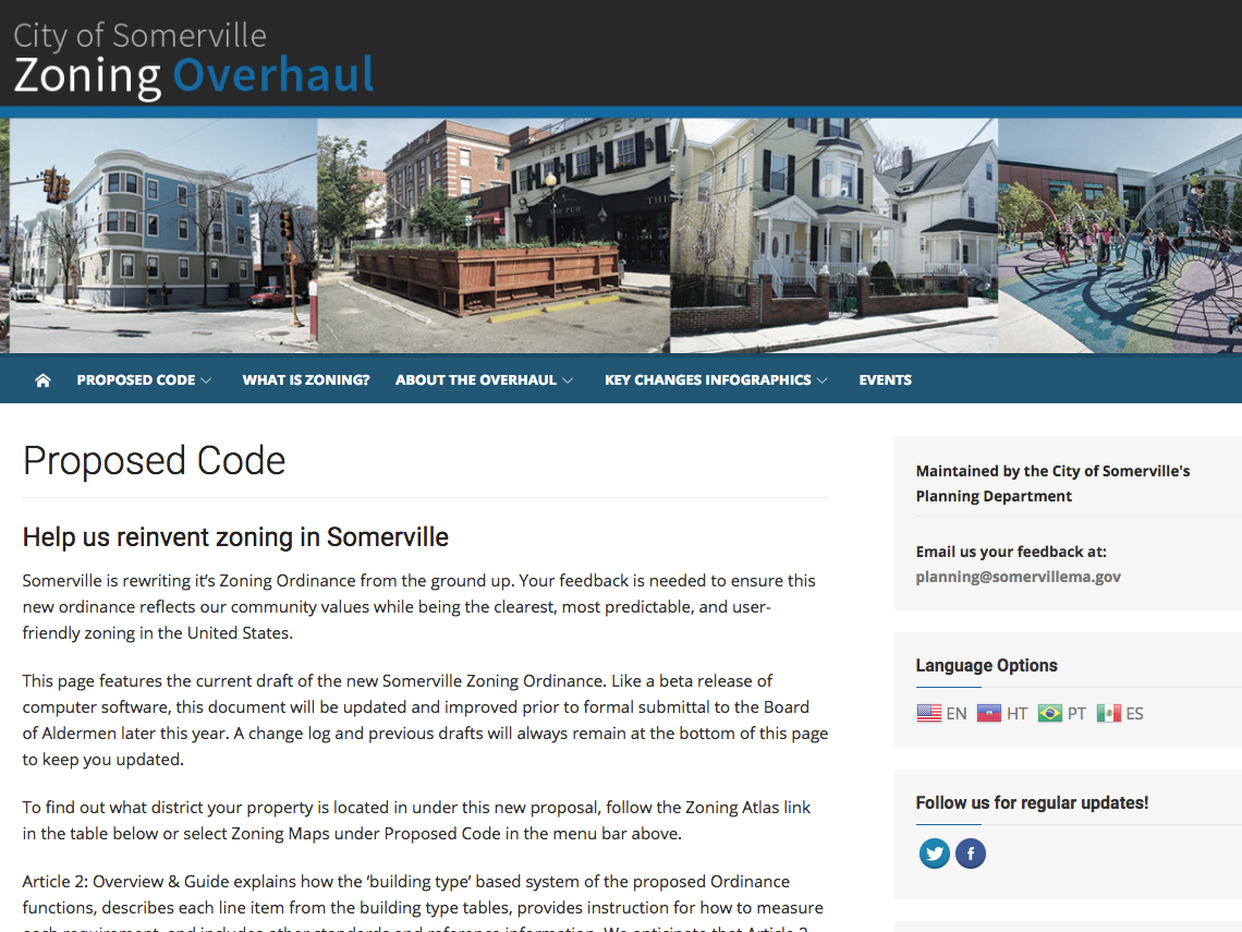 Thumbnail preview of SomervilleZoning.com