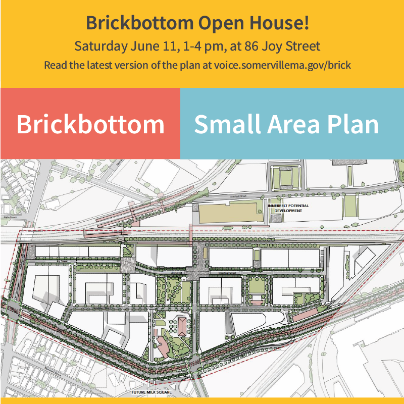 Map of the Brickbottom small area plan
